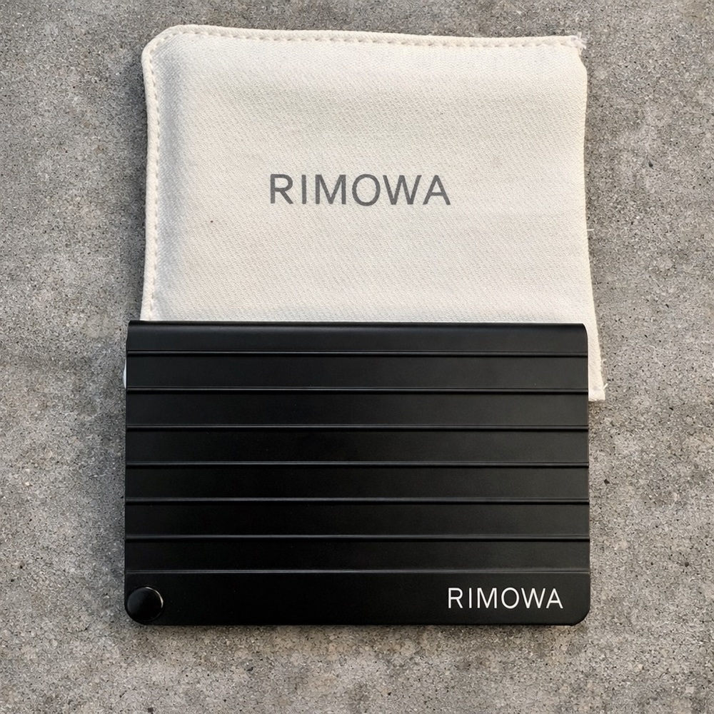 RIMOWA Black Card Holder